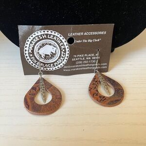 Handmade Leather Earrings